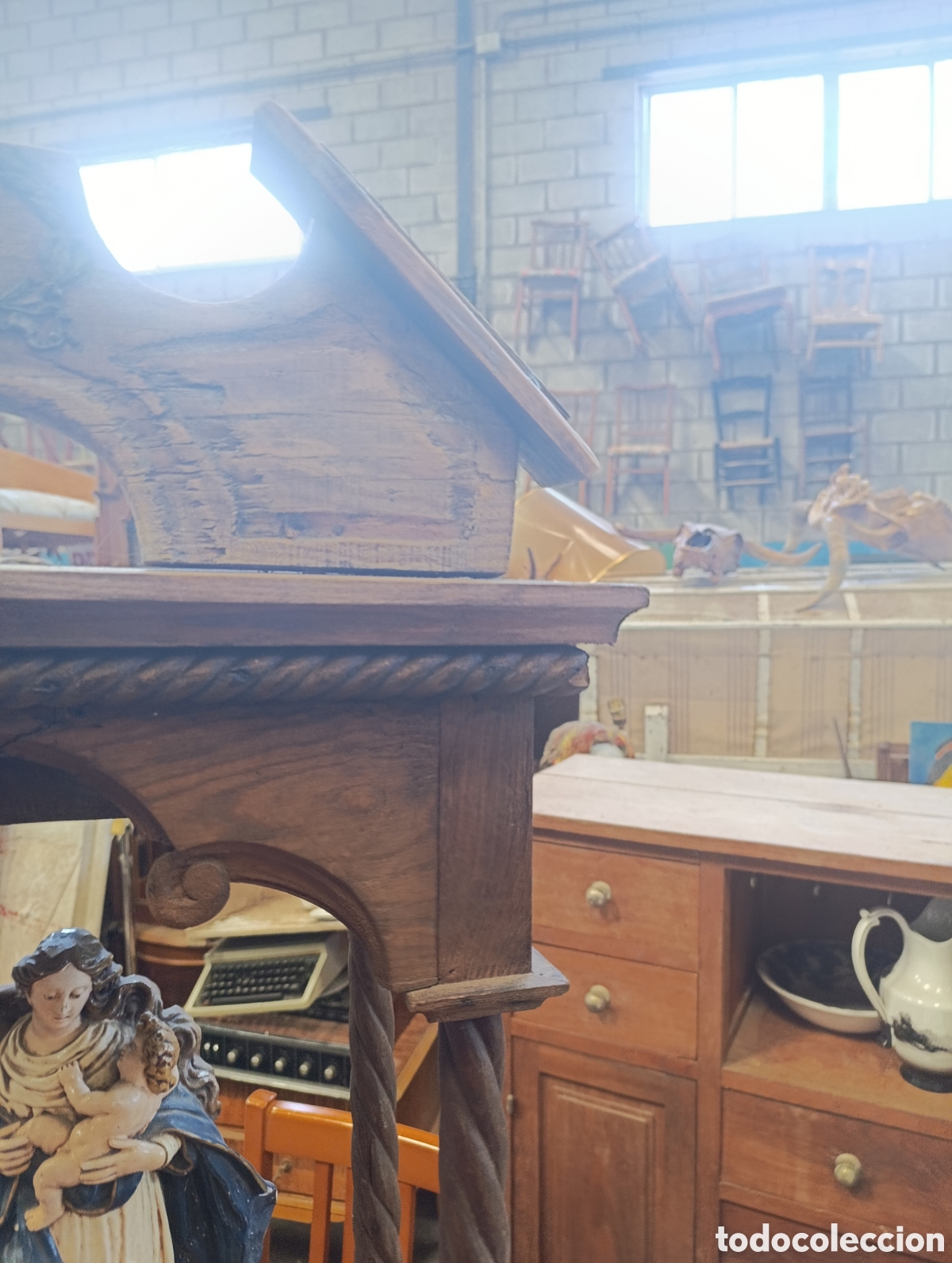 Arte: Hornacina de madera sigloXlX - Foto 5