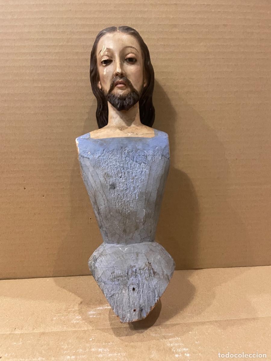 Arte: ANTIGUO CAP I POTA -TALLA MADERA Y OJOS CRISTAL S.XIX - SANTO SOLO CUERPO COMO SE VE EN LAS IMAGENES