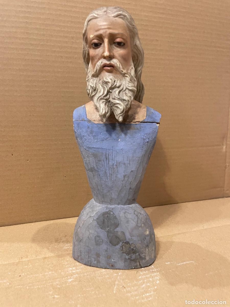 Arte: ANTIGUO CAP I POTA -TALLA MADERA Y OJOS CRISTAL S.XIX - SANTO SOLO CUERPO COMO SE VE EN LAS IMAGENES