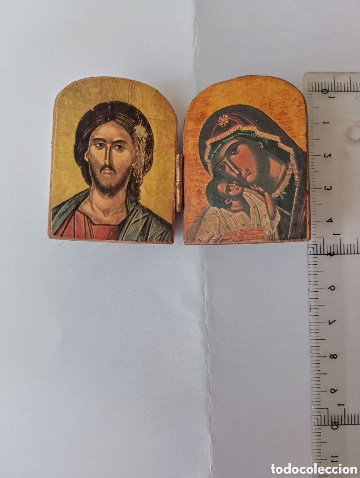 Arte: Dos Iconos ortodoxos peque&ntilde;os - Foto 3