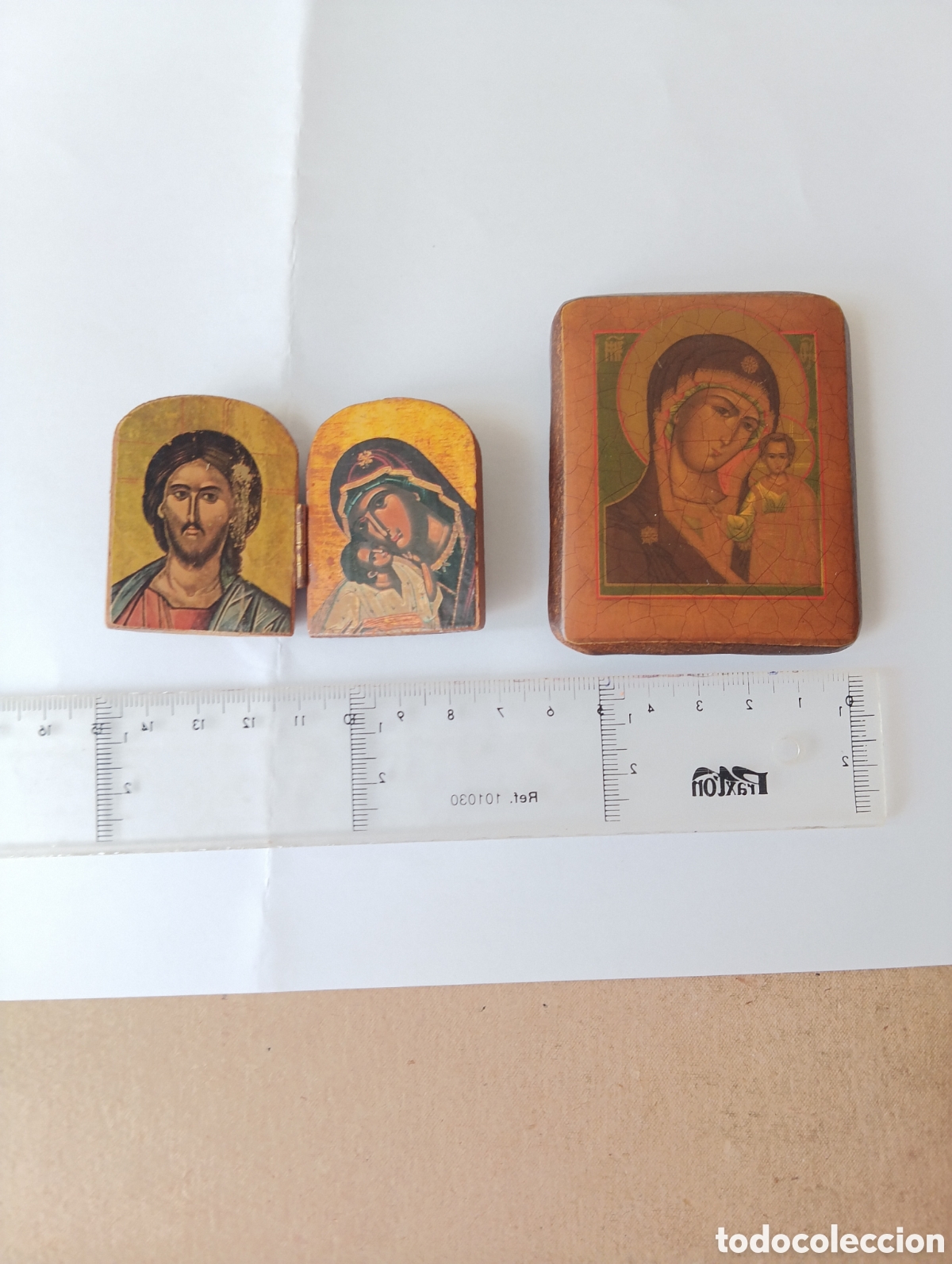 Arte: Dos Iconos ortodoxos peque&ntilde;os - Foto 7