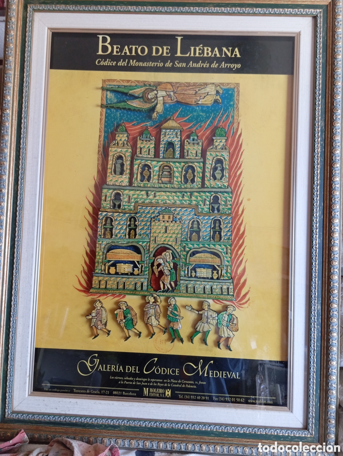 Arte: Cuadro Beato de Li&eacute;bana Codice del monasterio de San Andr&eacute;s de Arroyo Galer&iacute;a del C&oacute;dice Medieval