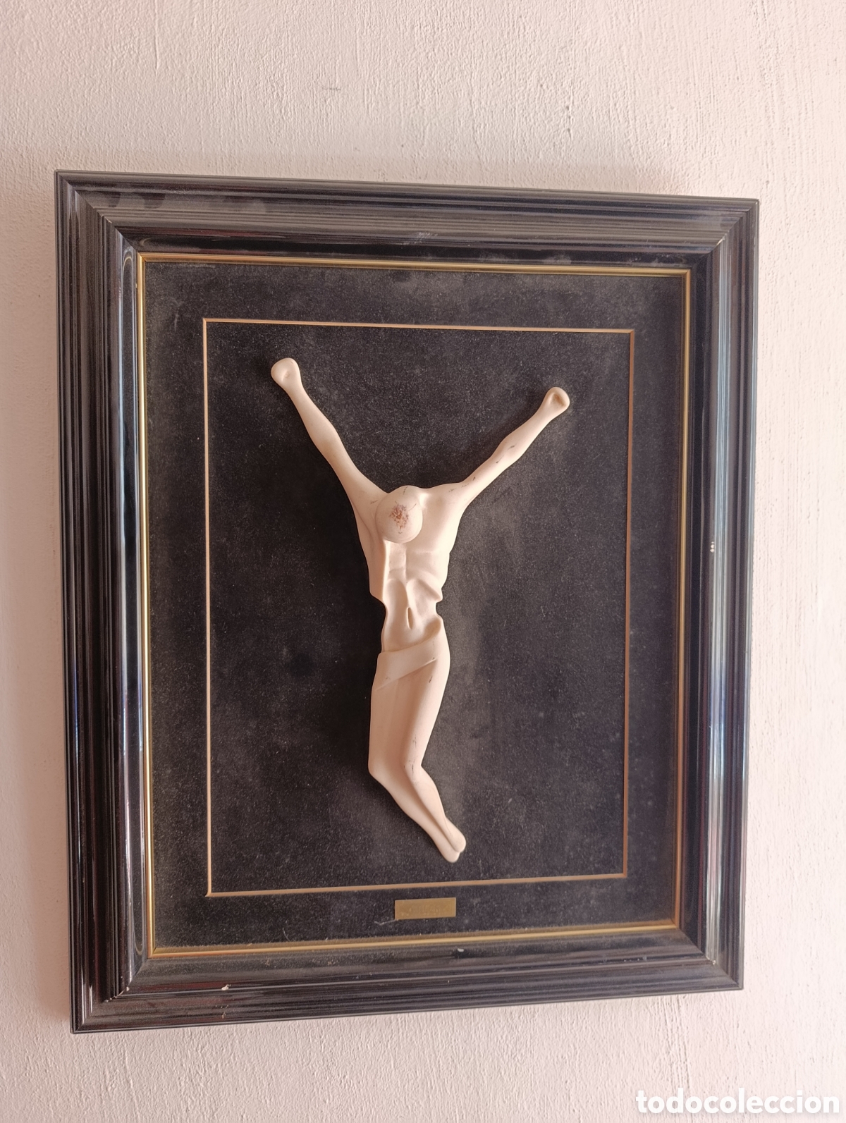 Arte: Cuadro decoraci&oacute;n escultura cristo