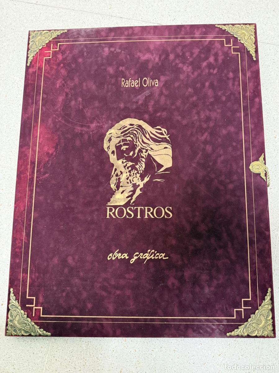Arte: Carpeta Completa &rdquo;ROSTROS&rdquo; - RAFAEL OLIVA - Edici&oacute;n Limitada 8/200 - Obra Gr&aacute;fica de Lujo