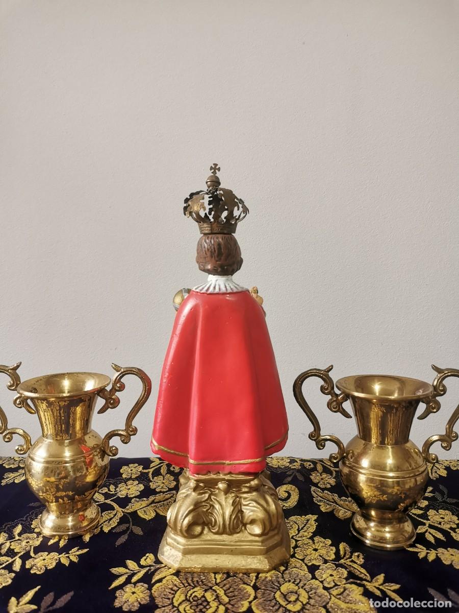Arte: Ni&ntilde;o Jes&uacute;s de Praga 28cm - Foto 3