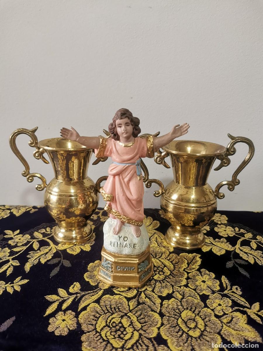 Arte: Divino Ni&ntilde;o Jesus 16cm