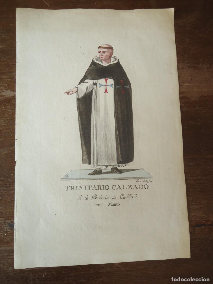 Arte: Trinitario calzado de la Provincia de Castilla, con Manto. 1798