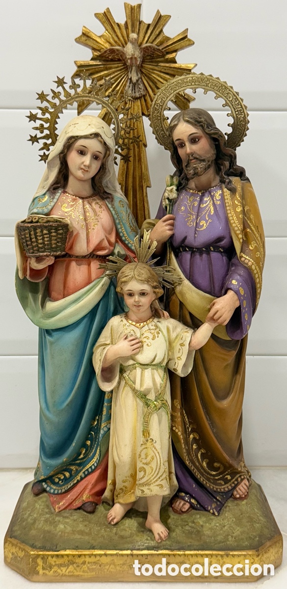 Arte: ANTIGUA SAGRADA FAMILIA Y ESP&Iacute;RITU SANTO OLOT 1A CALIDAD