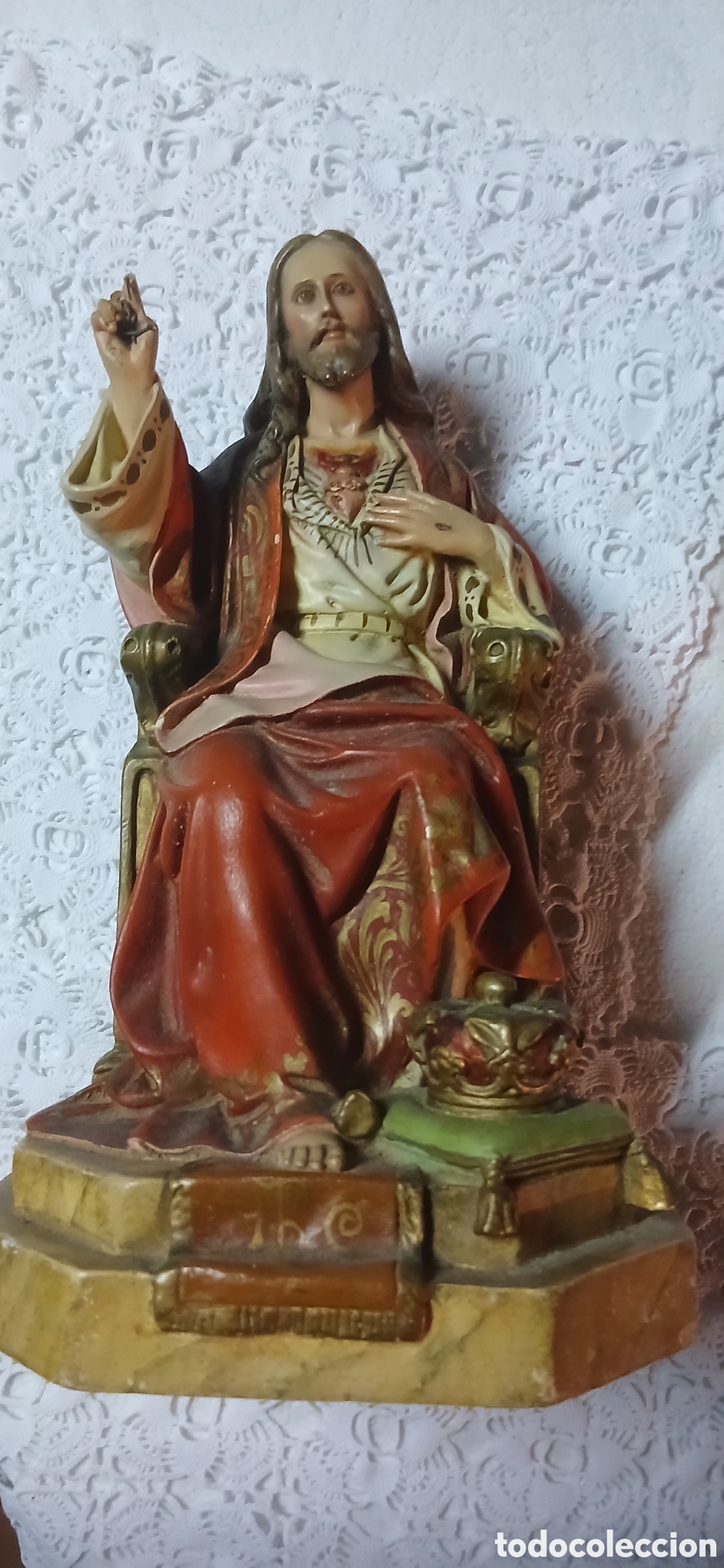 Arte: Cristo Sagrado Coraz&oacute;n de Jes&uacute;s. Casa Ros&eacute;s de Barcelona