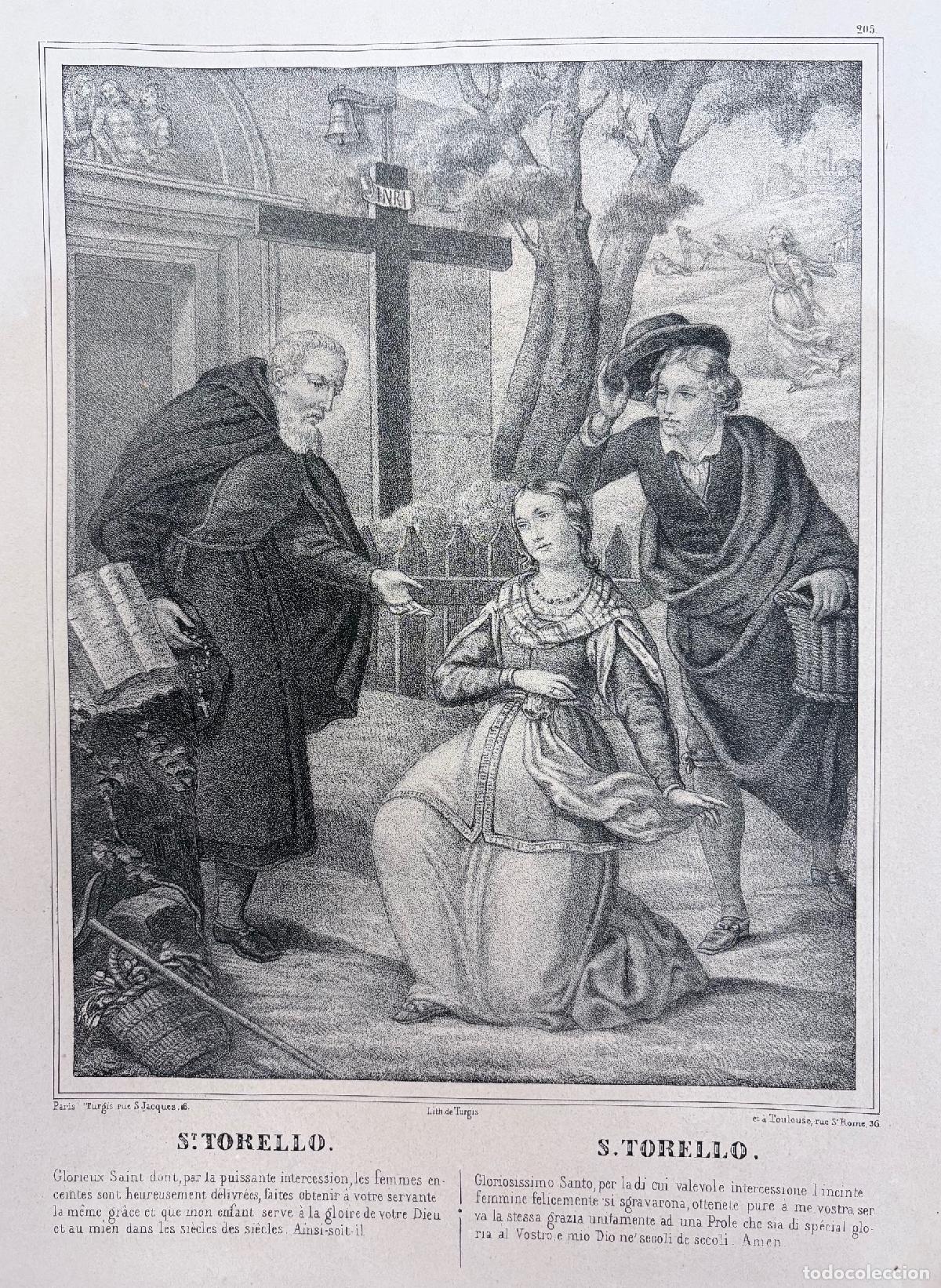 Arte: LITOGRAF&Iacute;A DEVOCIONAL FRANC&Eacute;S DE SAN TORELLO. SIGLO XIX