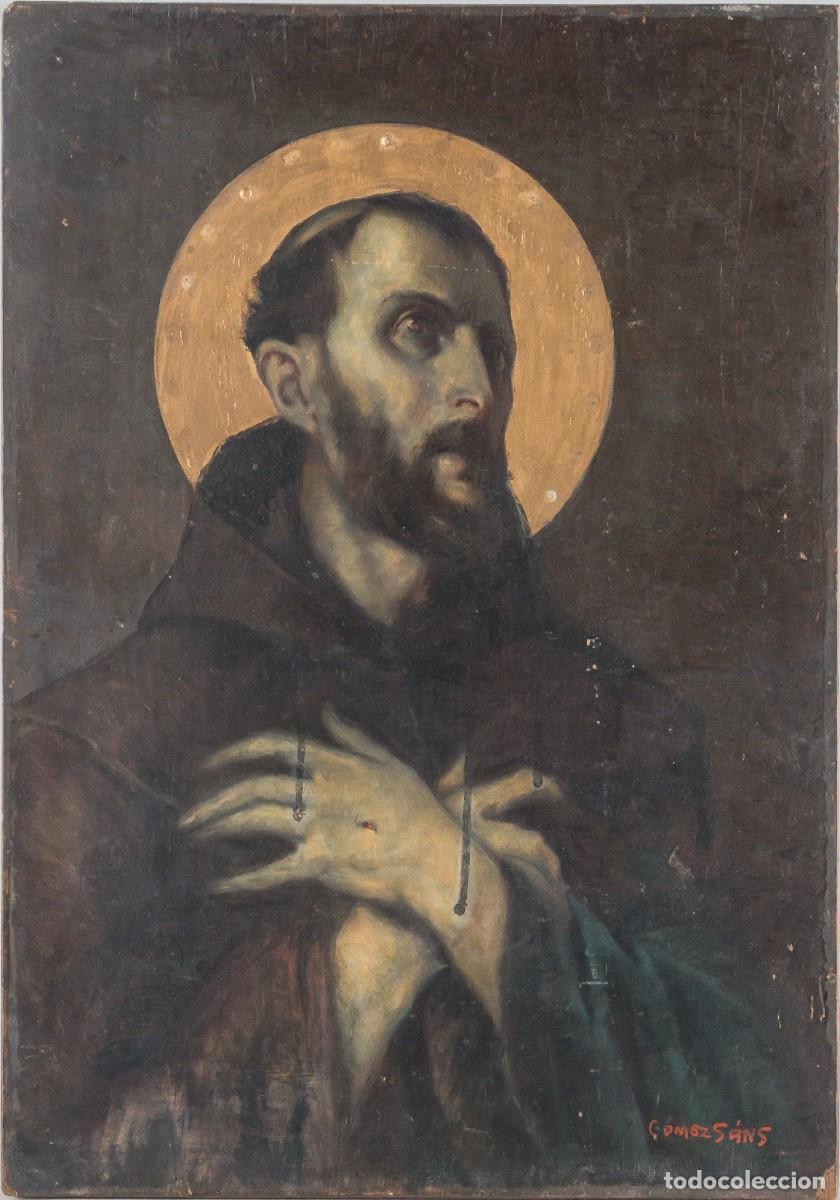 Arte: PINTURA JOS&Eacute; G&Oacute;MEZ SANS, Fray gafitas (fin. S. XIX- 1952)