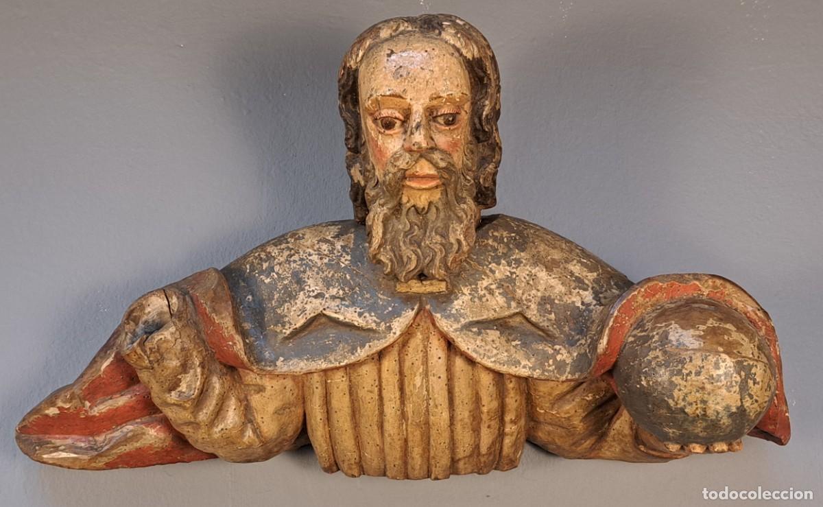 Arte: Dios Mundi barroco (s. XVII&ndash;XVIII) Talla en madera policromada