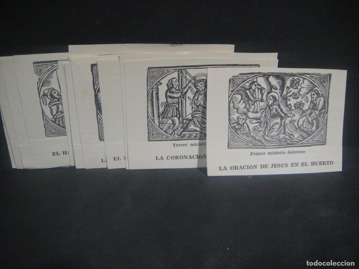 Arte: los misterios del rosario - 15 grabados