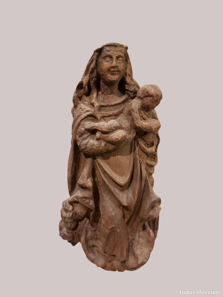 Arte: VIRGEN ANTIGUA ESCUELA CASTELLANA TALLADA