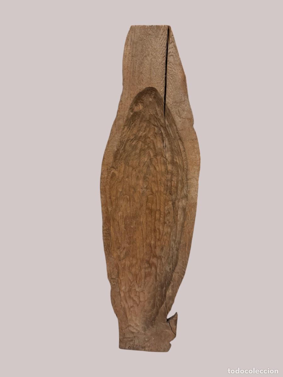 Arte: VIRGEN TALLADA EN MADERA SIN ACABAR - Foto 6