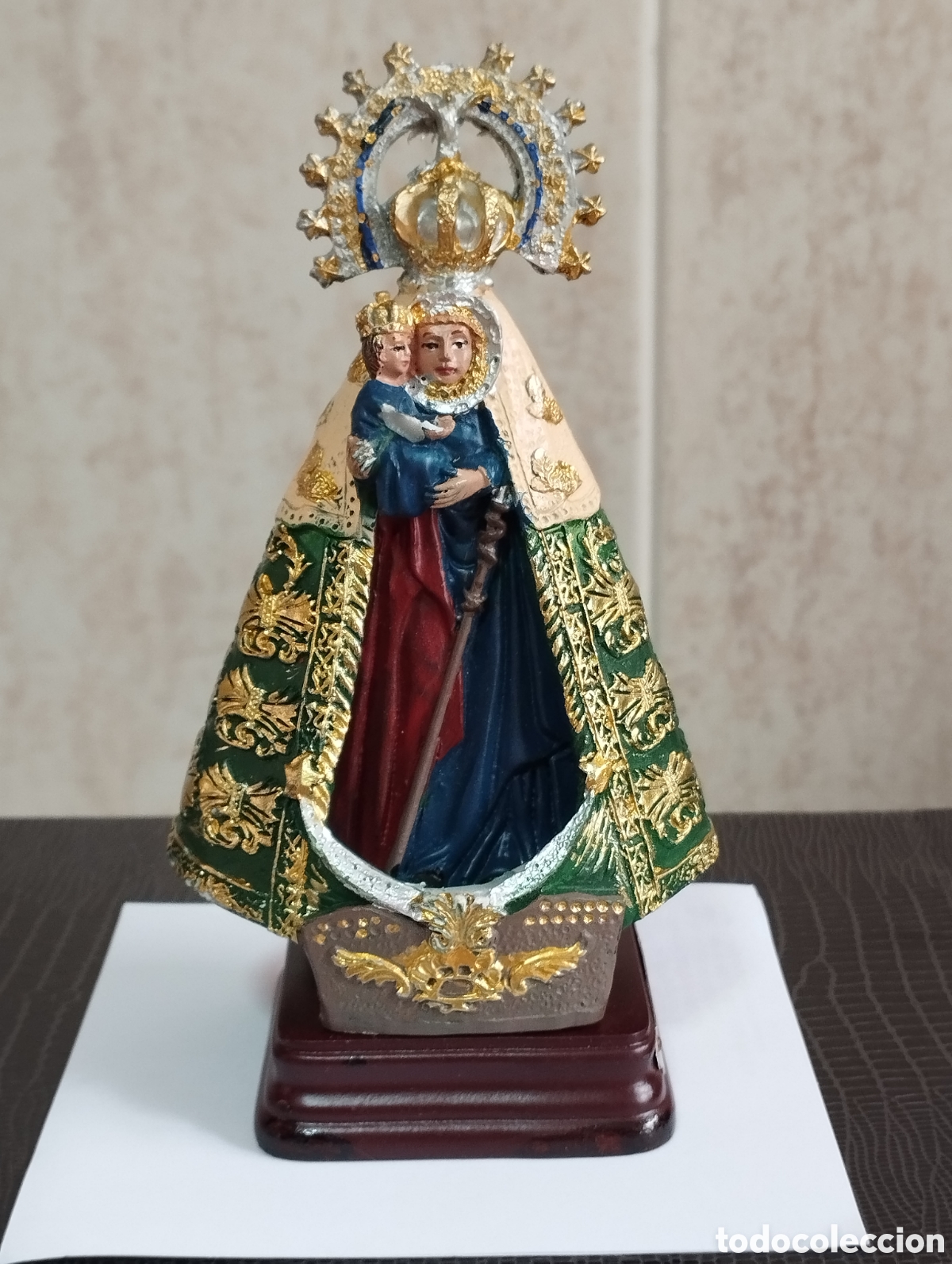 Arte: IMAGEN VIRGEN DEL MAR ALMER&Iacute;A PINTADA A MANO