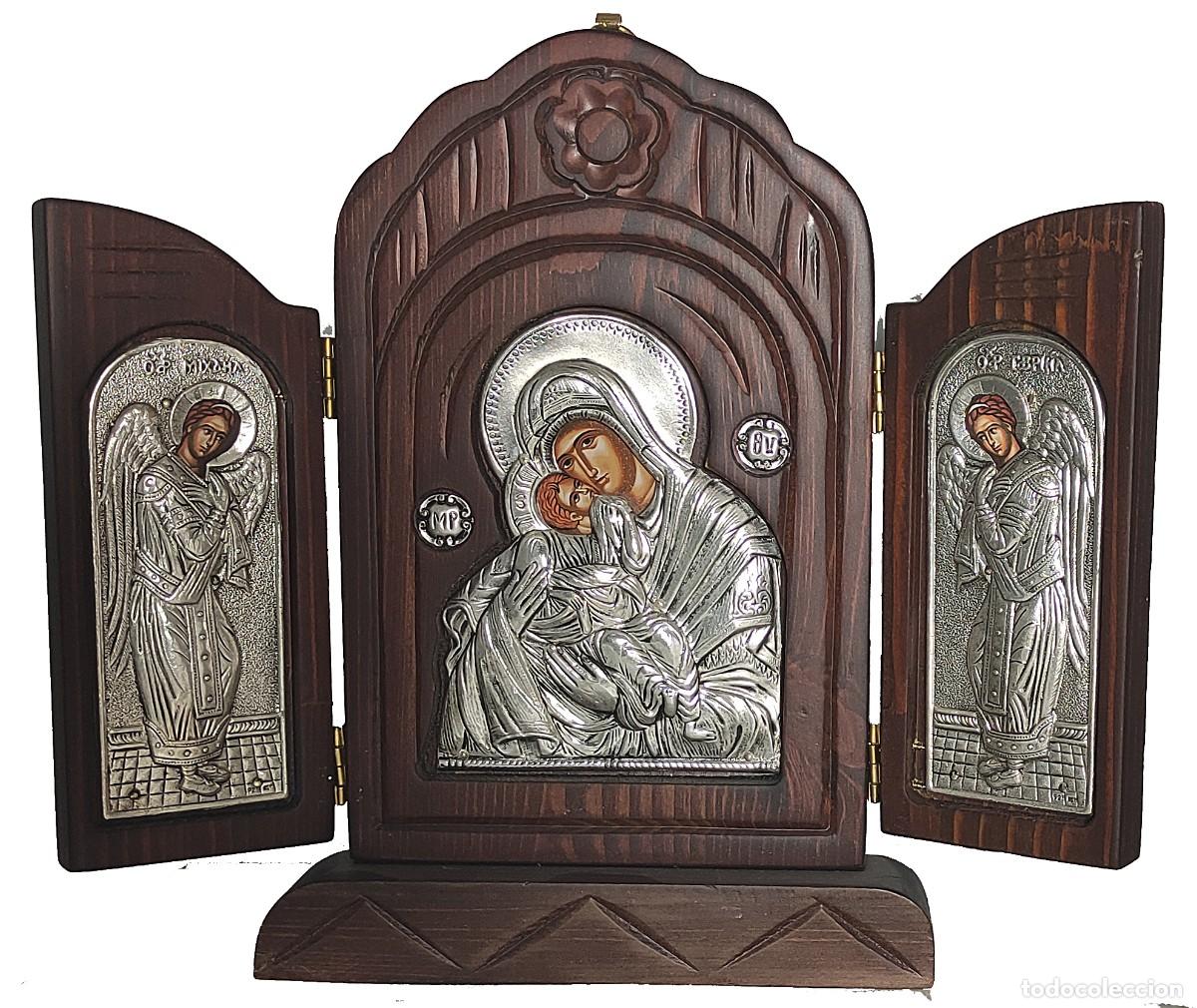 Arte: Tr&iacute;ptico Icono de plata