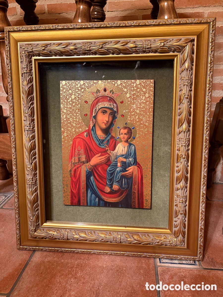 Arte: Cuadro Virgen Mar&iacute;a con Ni&ntilde;o