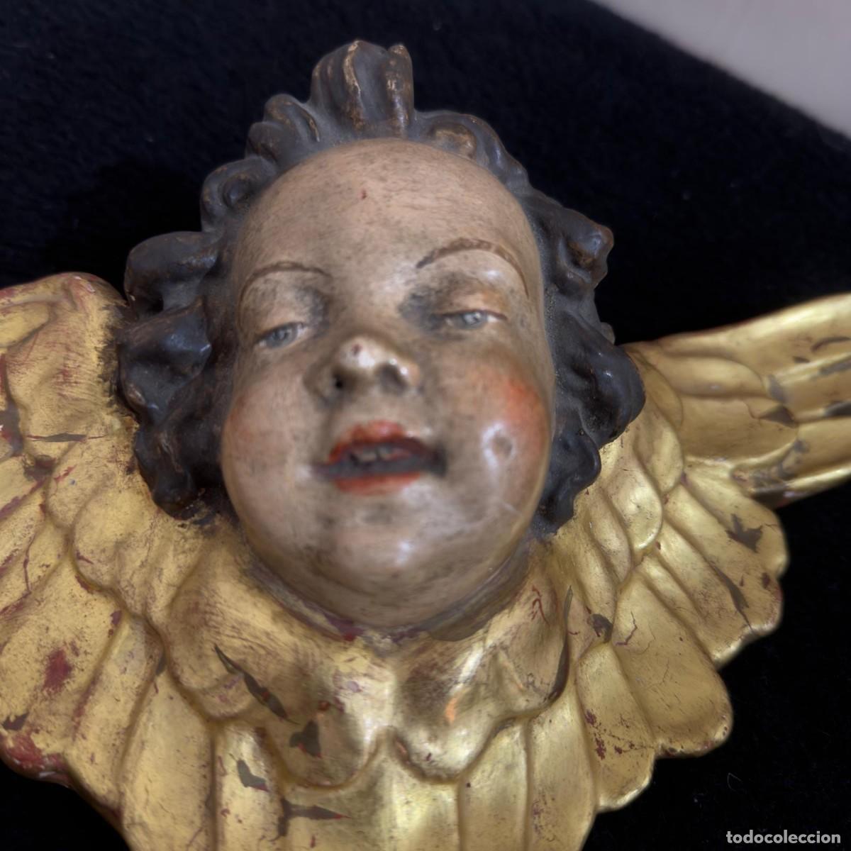 Arte: Antiguo querub&iacute;n de terracota - Foto 4