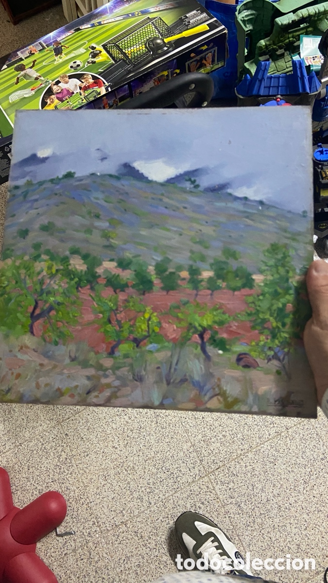Arte: Paisaje firmado PAVS (1943). &Oacute;leo original