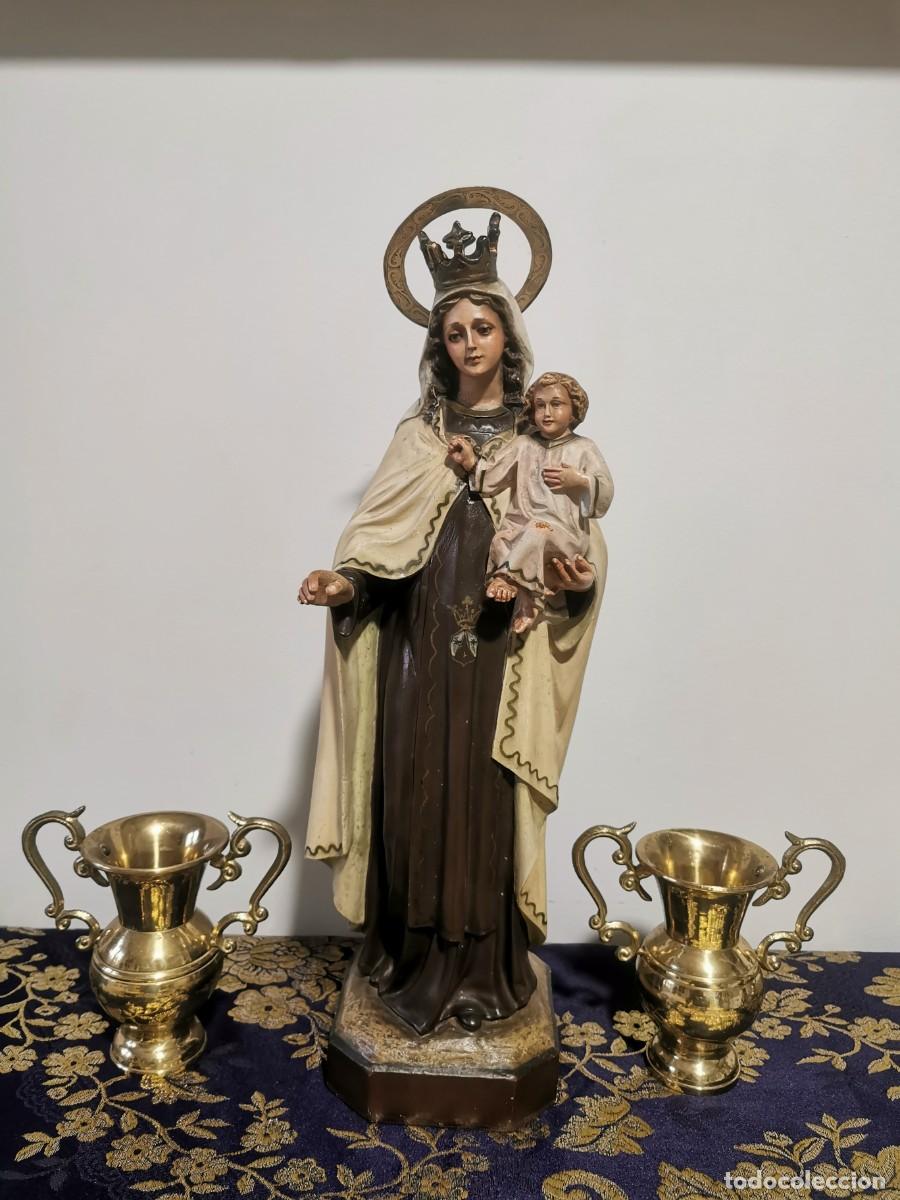 Arte: Virgen del Carmen Olot 42cm