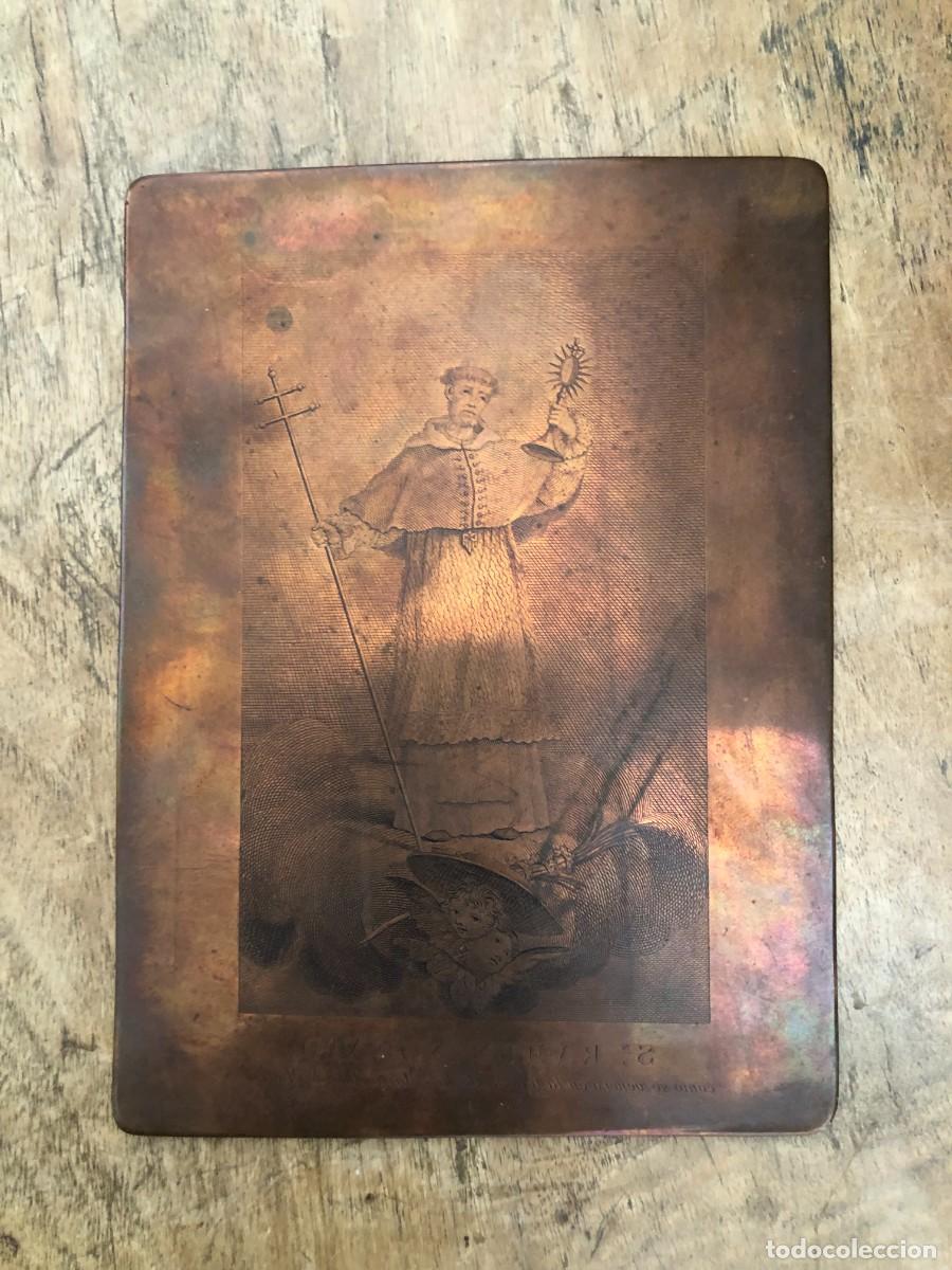 Arte: PLANCHA DE COBRE DE SAN RAM&Oacute;N NONATO, 16,5 X 12,5 (APROX.)