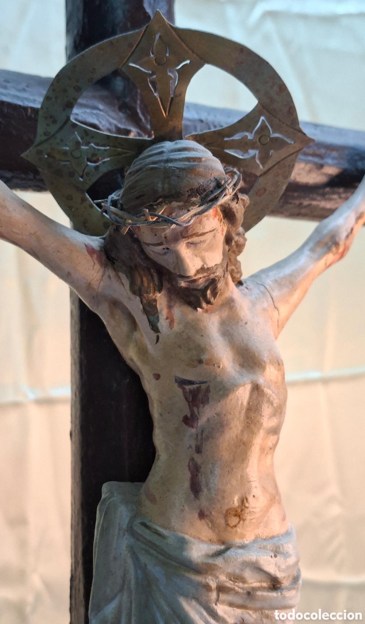 Arte: Talla Cristo Crucificado Siglo XIX