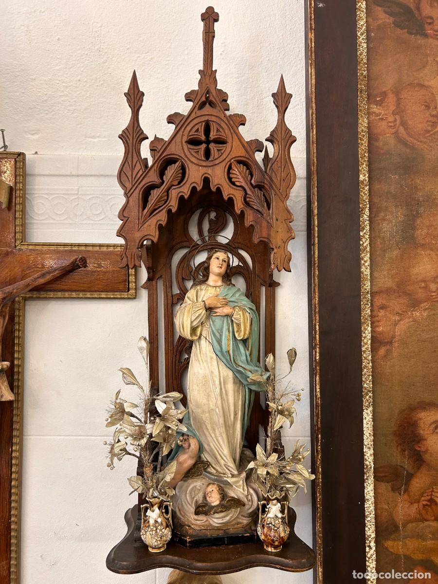 Arte: Inmaculada de Olot con capilla