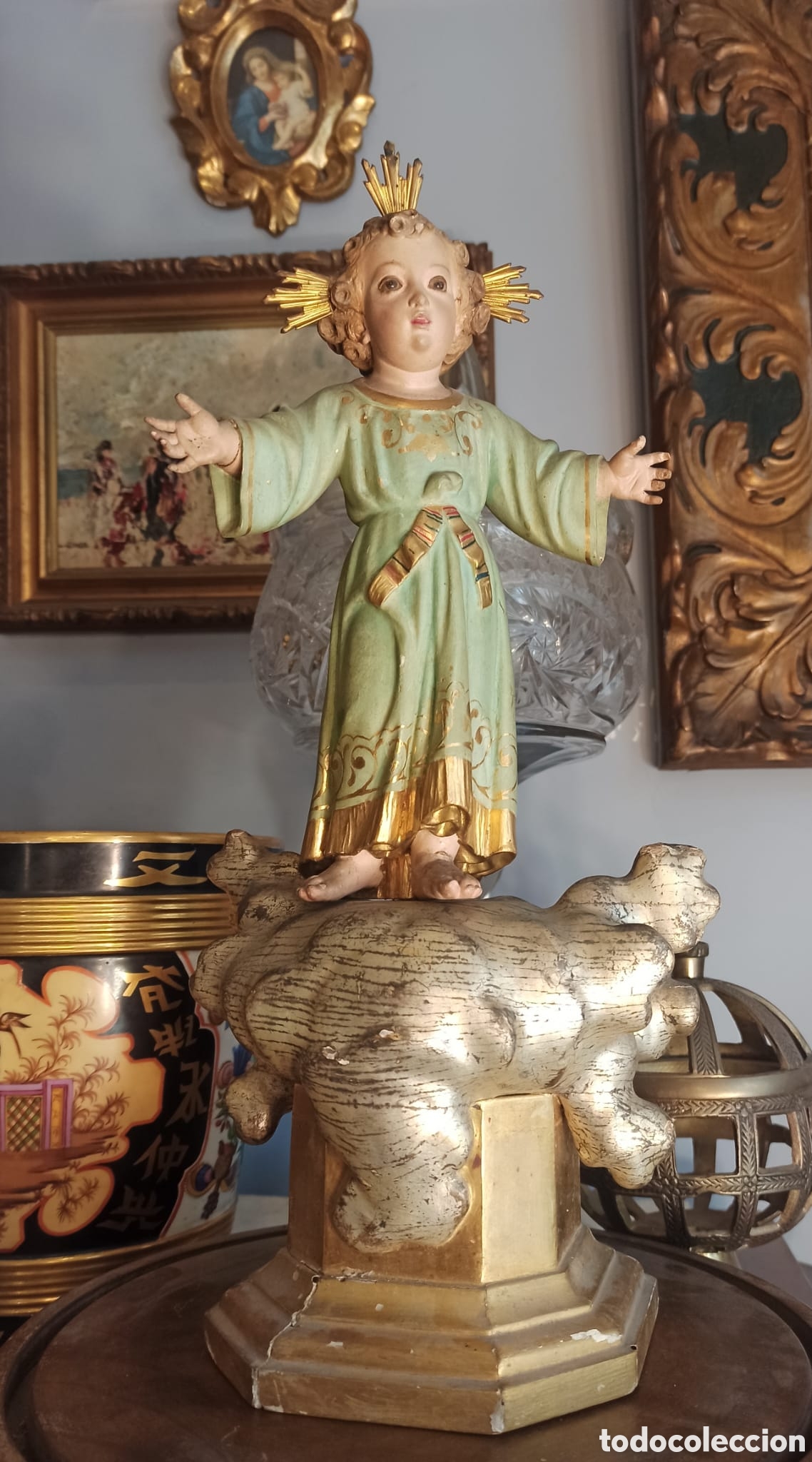 Arte: PRECIOSA TALLA DE NI&Ntilde;O JES&Uacute;S S.XVIII