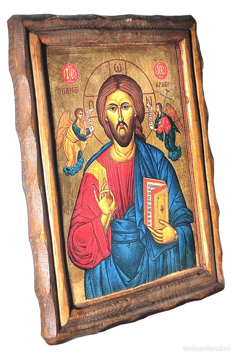 Arte: Cristo que b&eacute;ntice con angeles - Foto 2