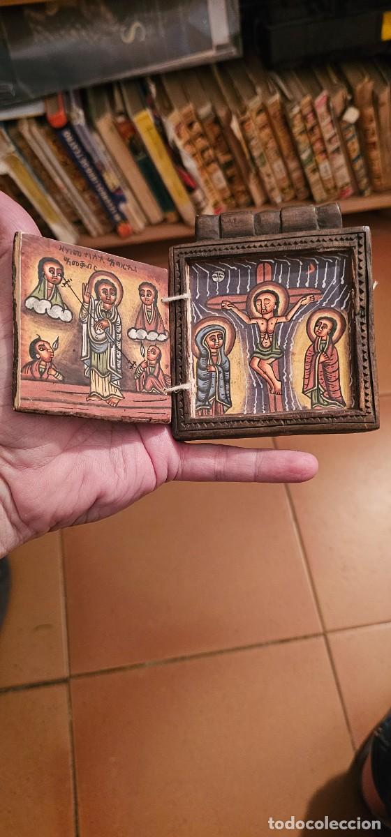 Arte: Precioso icono etipe antiguo pintado