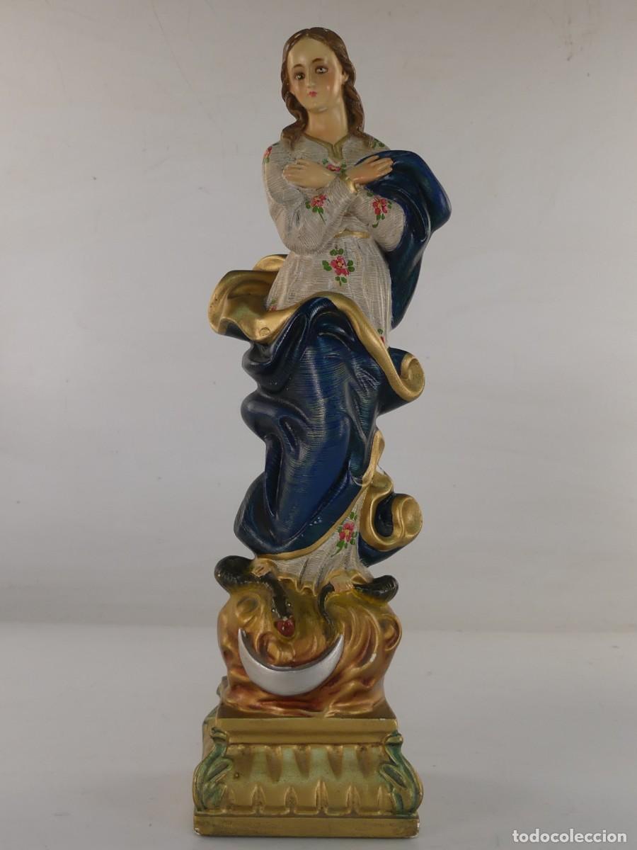 Arte: preciosa figura de inmaculada concepci&oacute;n