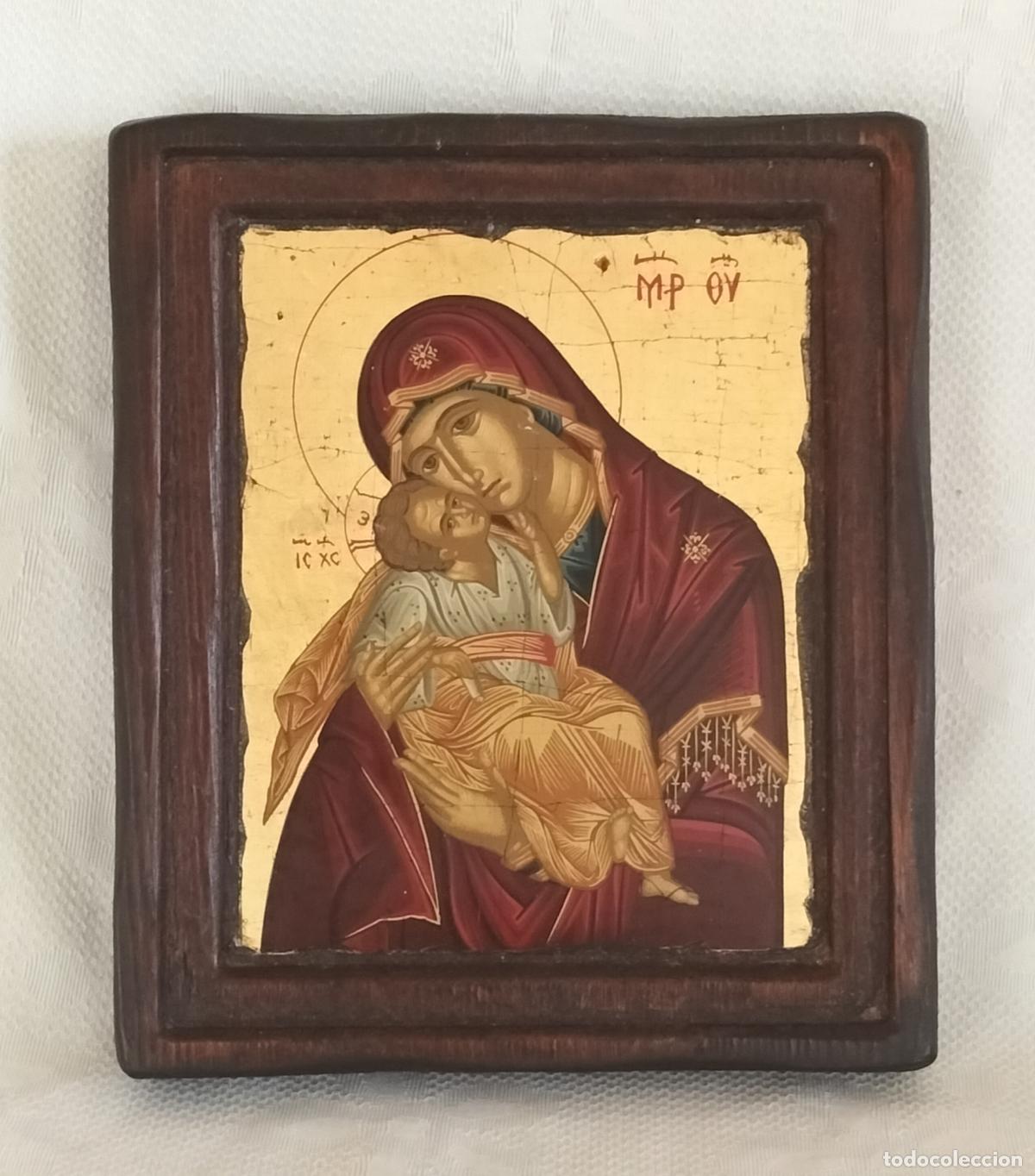 Arte: ICONO ' VIRGEN GLYKOFILOUSA ' o ' LA DEL DULCE BESO '