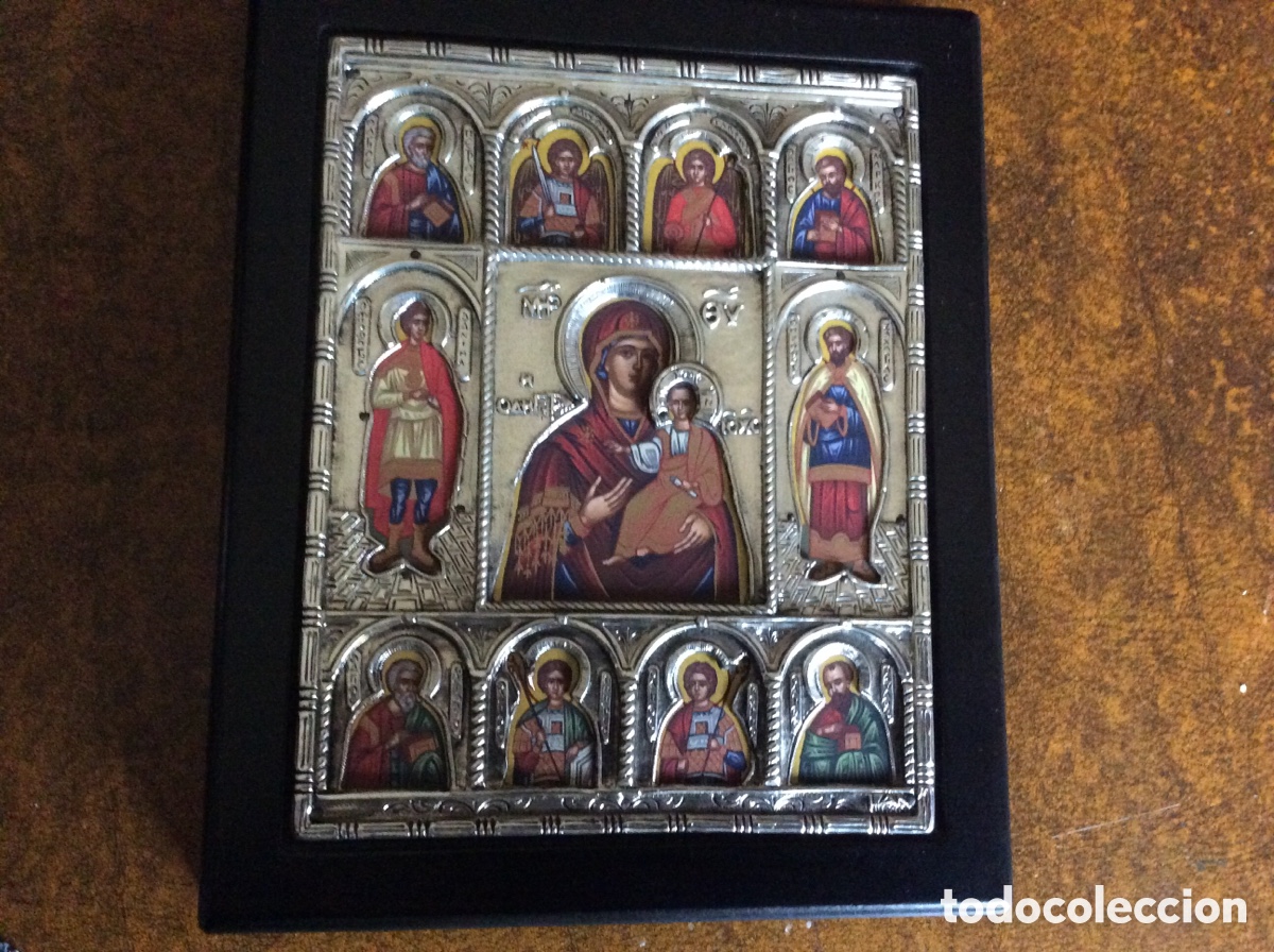 Arte: Excelente icono ruso plata