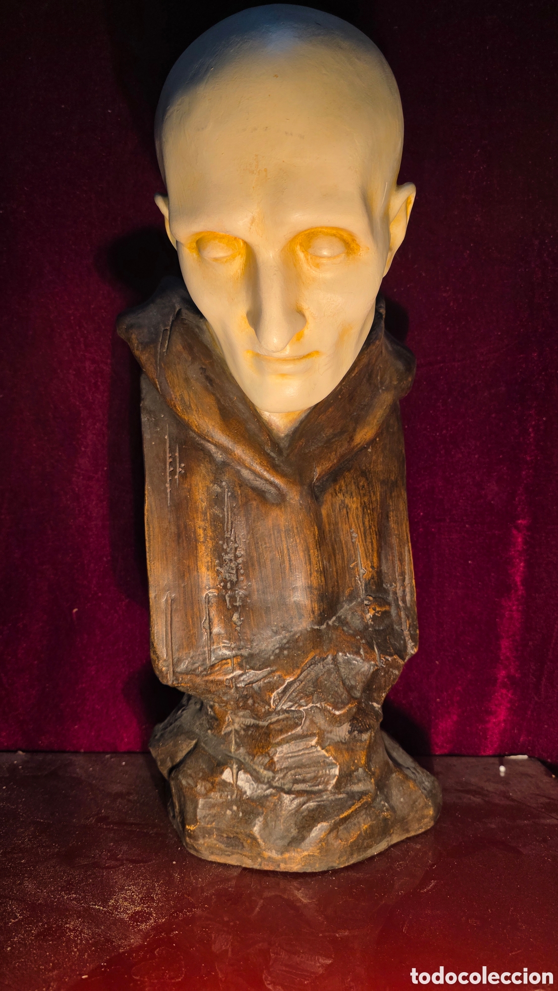 Arte: Escultura religioso San Bruno Esteva y cia