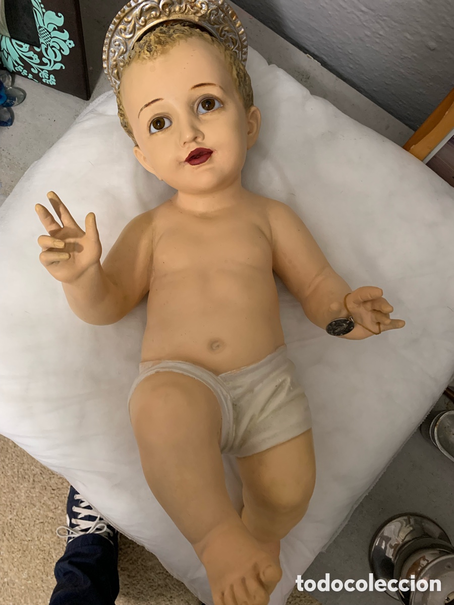 Art: Ni&ntilde;o Jes&uacute;s talleres renacimiento Olot 50 cm