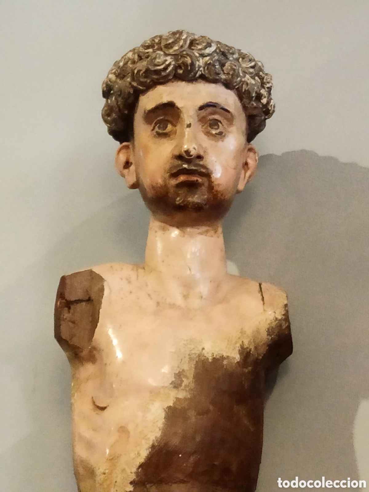 Arte: ESPECTACULAR TALLA DE SAN FRANCISCO S.XVI ESCUELA ANDALUZA