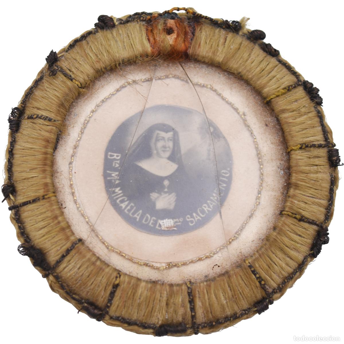 Art: Icono relicario antiguo - Beata Mar&iacute;a Micaela del Sant&iacute;simo Sacramento