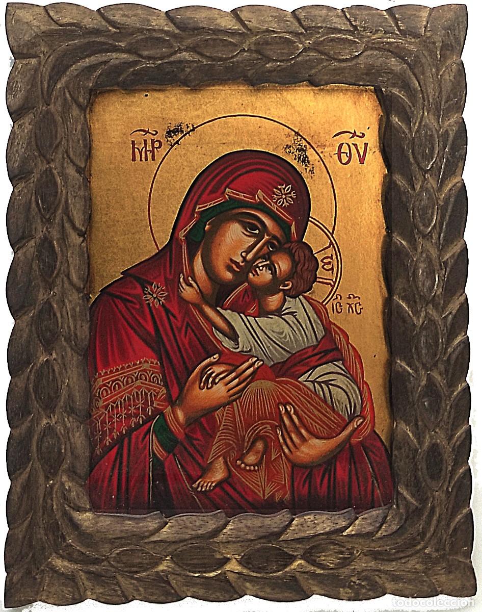 Arte: Icono virgen de la ternura - Foto 1