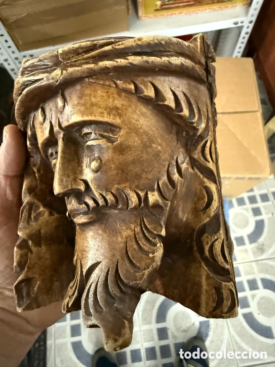 Arte: Bonito cristo tallado en madera - Foto 2