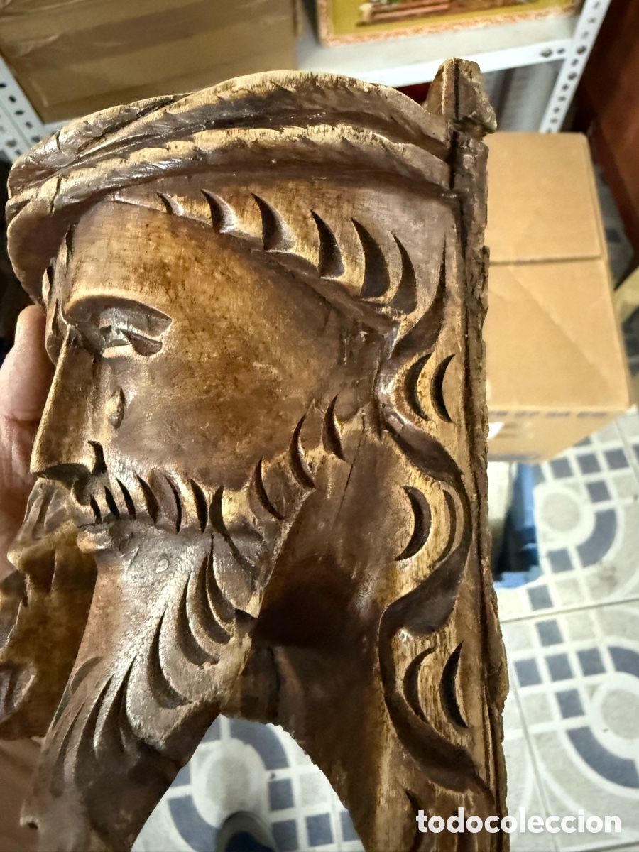 Arte: Bonito cristo tallado en madera - Foto 3