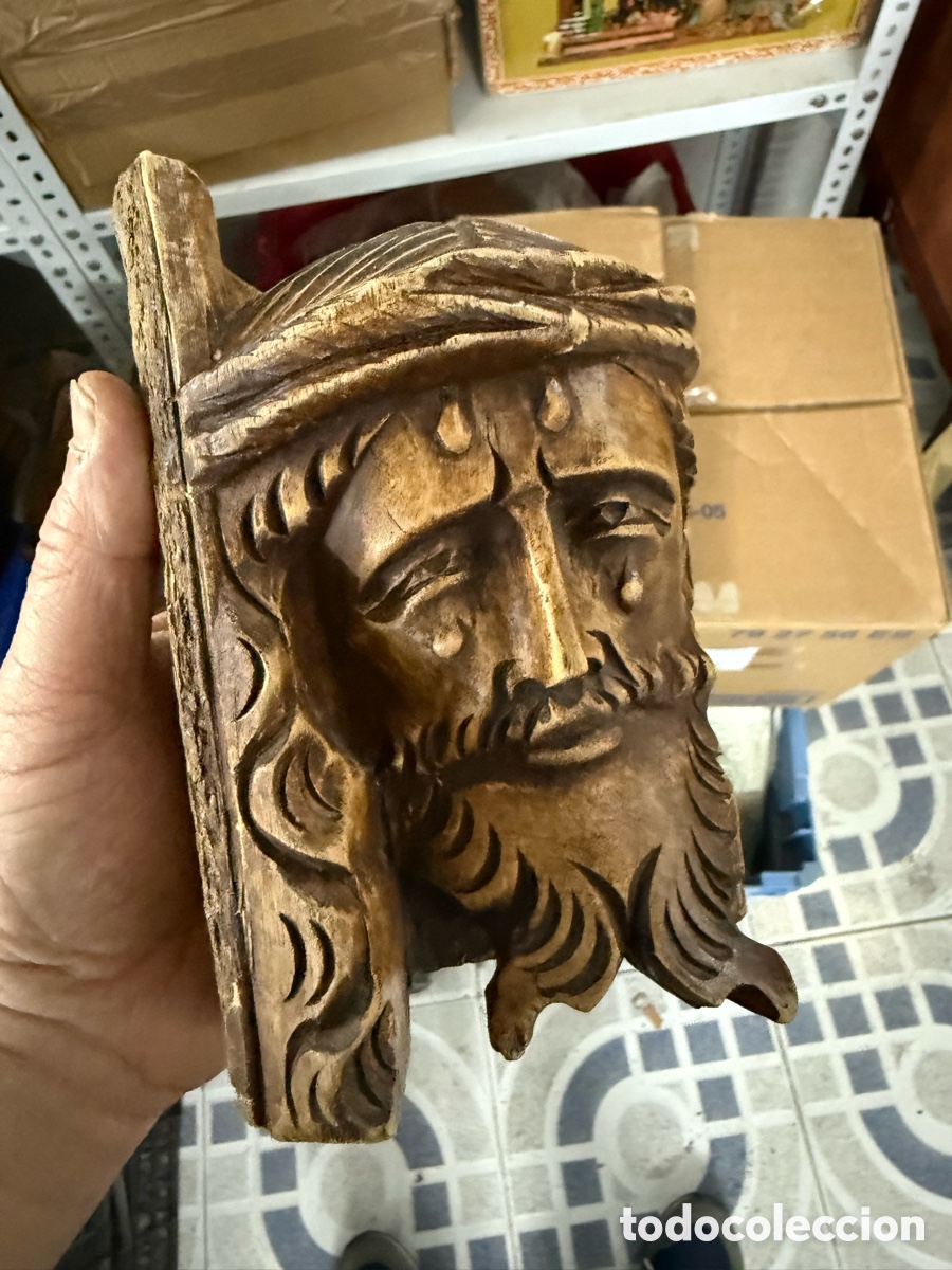 Arte: Bonito cristo tallado en madera - Foto 4