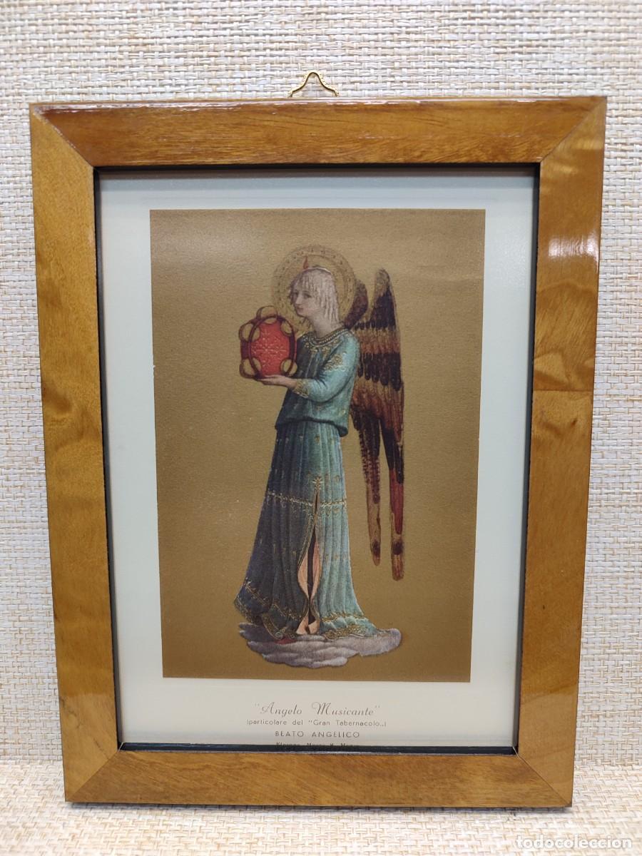 Arte: Angelo musicante I, de Fra Angelico. Roberto Hoesch 1940, Cuadro