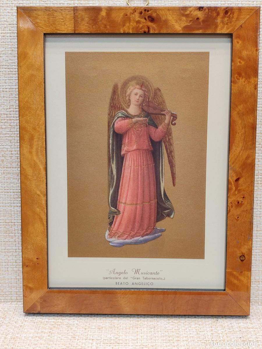 Arte: Angelo musicante VI, de Fra Angelico. Roberto Hoesch 1940, Cuadro