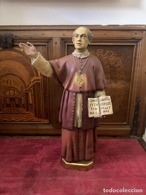Arte: SAN ANTONIO MARIA CLARET , ESTUCO POLICROMADO