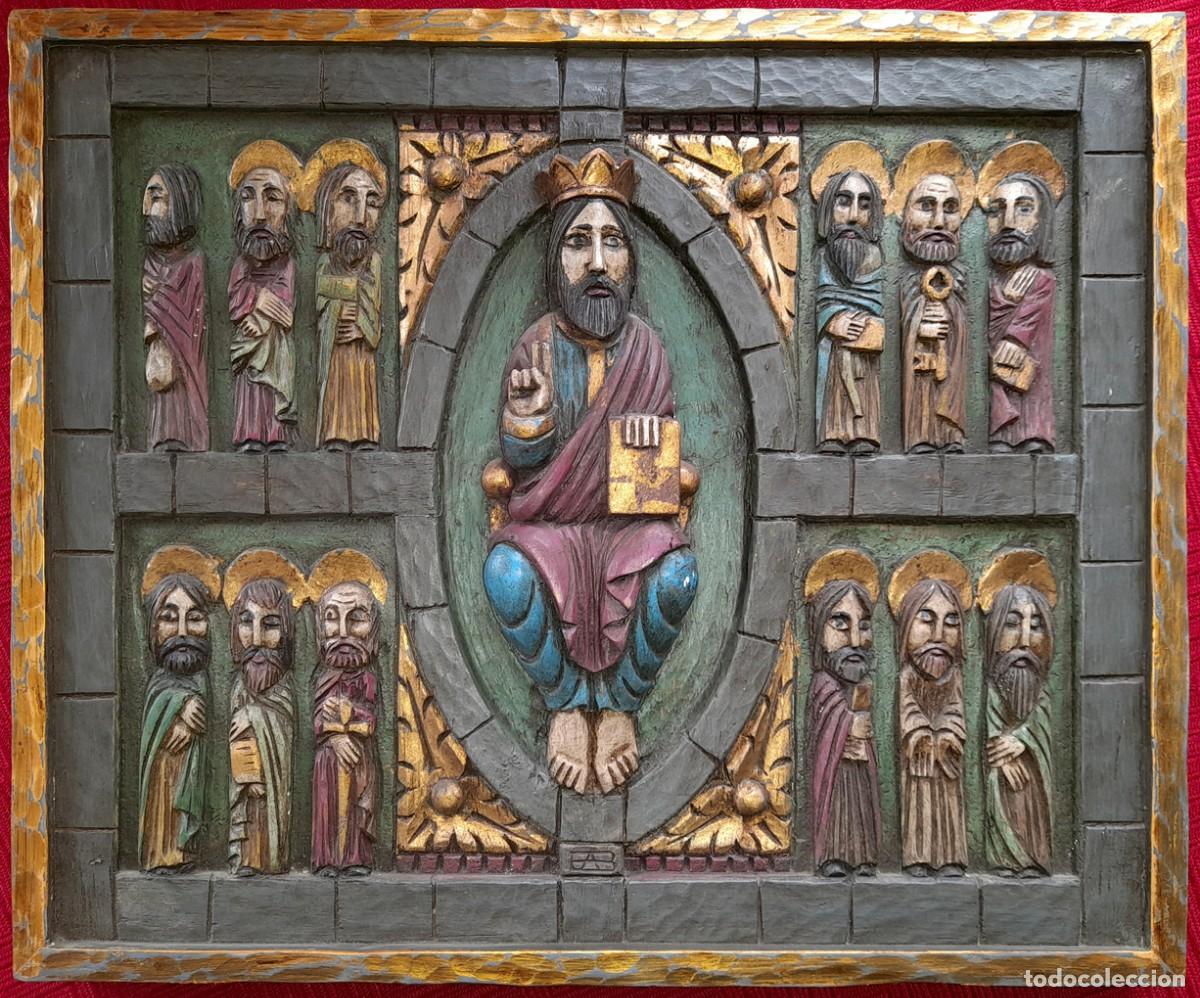 Arte: Pantocr&aacute;tor, talla sobre madera. A&ntilde;o 1962.