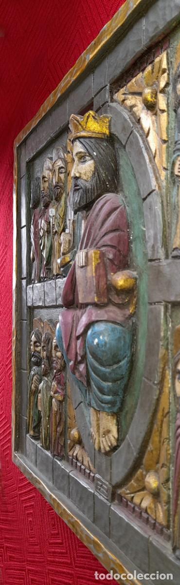 Arte: Pantocr&aacute;tor, talla sobre madera. A&ntilde;o 1962. - Foto 5