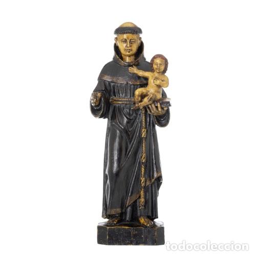 Arte: Arte sacro - San Antonio con el Ni&ntilde;o Jes&uacute;s - Siglo XVIII