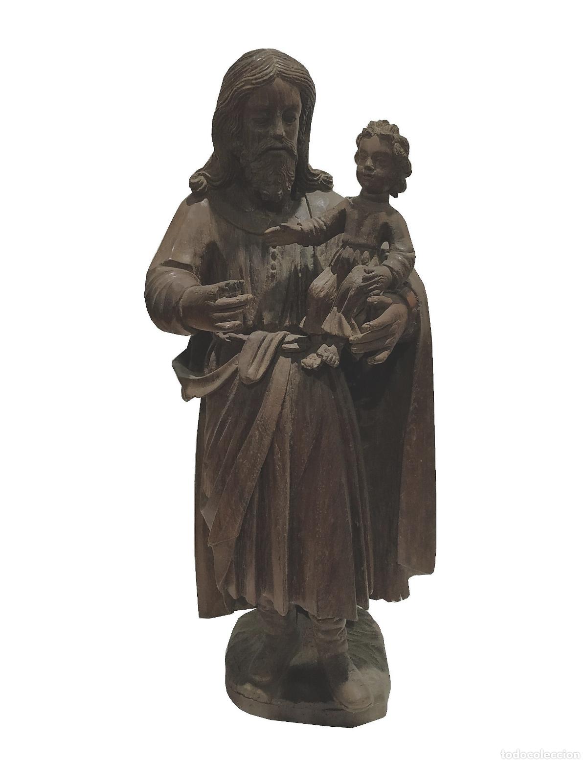 Art: Arte sacro - San Jos&eacute; con el Ni&ntilde;o - Siglo XVIII