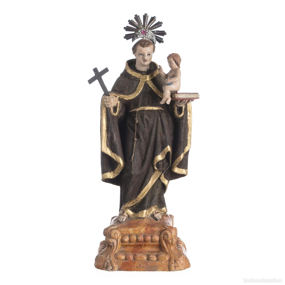 Art: Arte sacro - San Antonio con el Ni&ntilde;o Jes&uacute;s - Siglo XVIII
